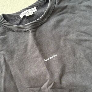 Acne Studios Charcoal Crewneck Sweater